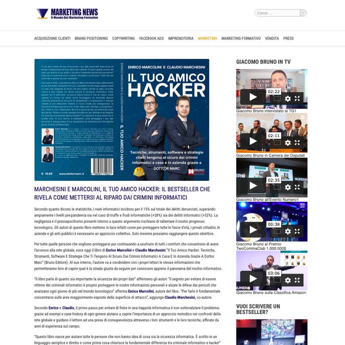 Marketing News — Il Tuo Amico Hacker